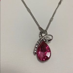 Swarovski Crystal Necklaces 18K White gold plated